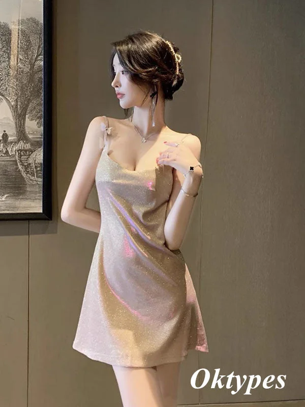 Sparkly Special Fabric Spaghetti Straps A-Line Mini Dresses/ Homecoming Dresses With Butterfly,PDS0517 Fashionable Mini Dress with Slits Sparkly Special Fabric Spaghetti Straps A-Line Mini Dresses/ Homecoming Dresses With Butterfly,PDS0517 Fashionable Mini Dress with Slits