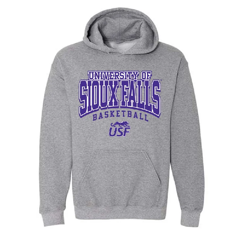 Sioux Falls - NCAA Women's Basketball : Kamryn Wadsworth - Classic Shersey Hooded Sweatshirt Hoodie with Back Slit Movement Comfort Sioux Falls - NCAA Women's Basketball : Kamryn Wadsworth - Classic Shersey Hooded Sweatshirt Hoodie with Back Slit Movement Comfort