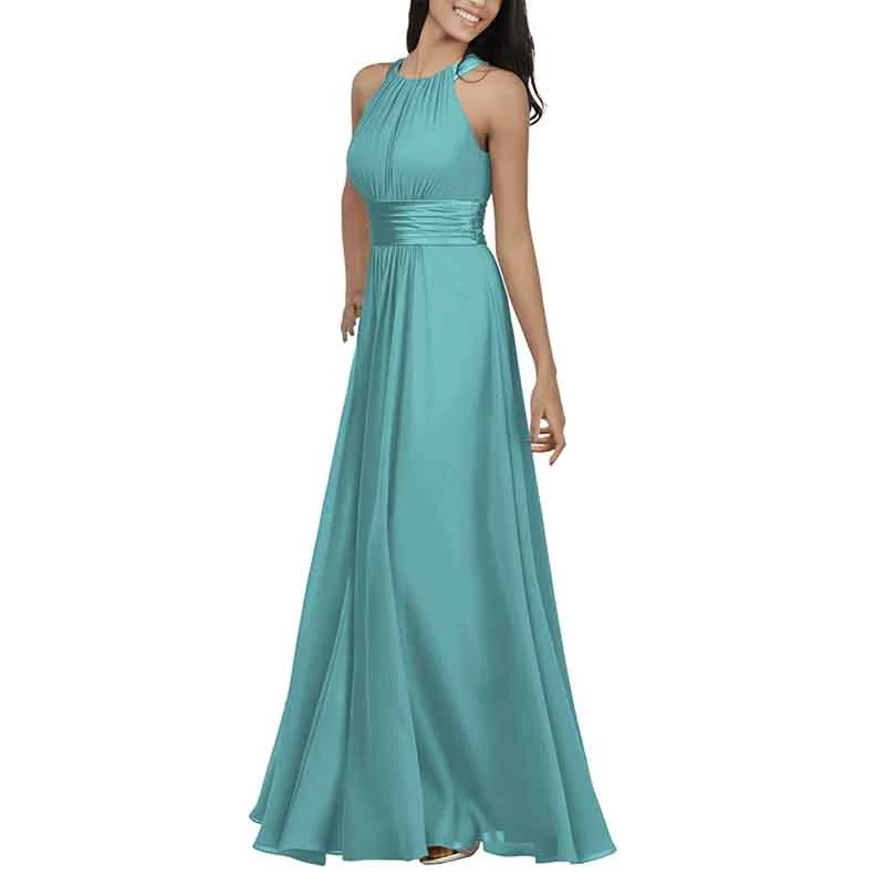 Women Chiffon Bridesmaid Dresses Long Formal Party Dress for Special Occasion Tunics Bridal satin Women Chiffon Bridesmaid Dresses Long Formal Party Dress for Special Occasion Tunics Bridal satin