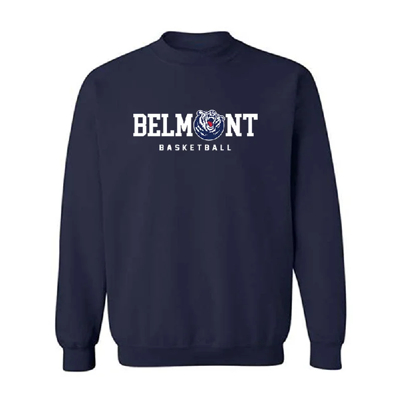 Belmont - NCAA Women's Basketball : Sanaa Tripp - Classic Shersey Crewneck Sweatshirt Hoodie with Hem Frayed Vintage Worn Belmont - NCAA Women's Basketball : Sanaa Tripp - Classic Shersey Crewneck Sweatshirt Hoodie with Hem Frayed Vintage Worn