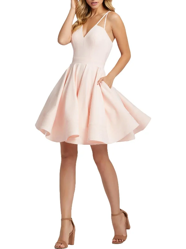 Womens Strappy Back Halter Cocktail and Party Dress Tunics Trousers formal