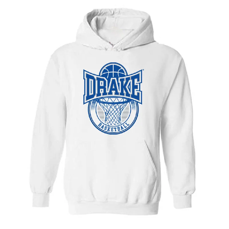 Drake - NCAA Women's Basketball : Maggie Taylor - Sports Shersey Hooded Sweatshirt Hoodie with Elastic Cuffs Stretchable Comfortable