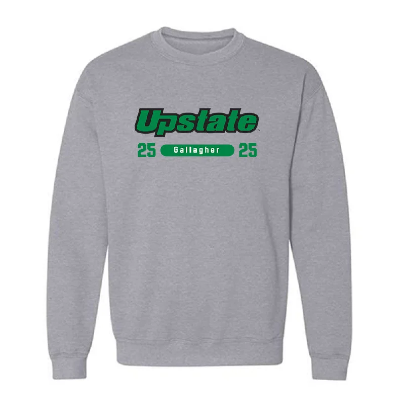 USC Upstate - NCAA Women's Basketball : Cassie Gallagher - Classic Fashion Shersey Crewneck Sweatshirt Hoodie with Mesh Breathable Sporty USC Upstate - NCAA Women's Basketball : Cassie Gallagher - Classic Fashion Shersey Crewneck Sweatshirt Hoodie with Mesh Breathable Sporty