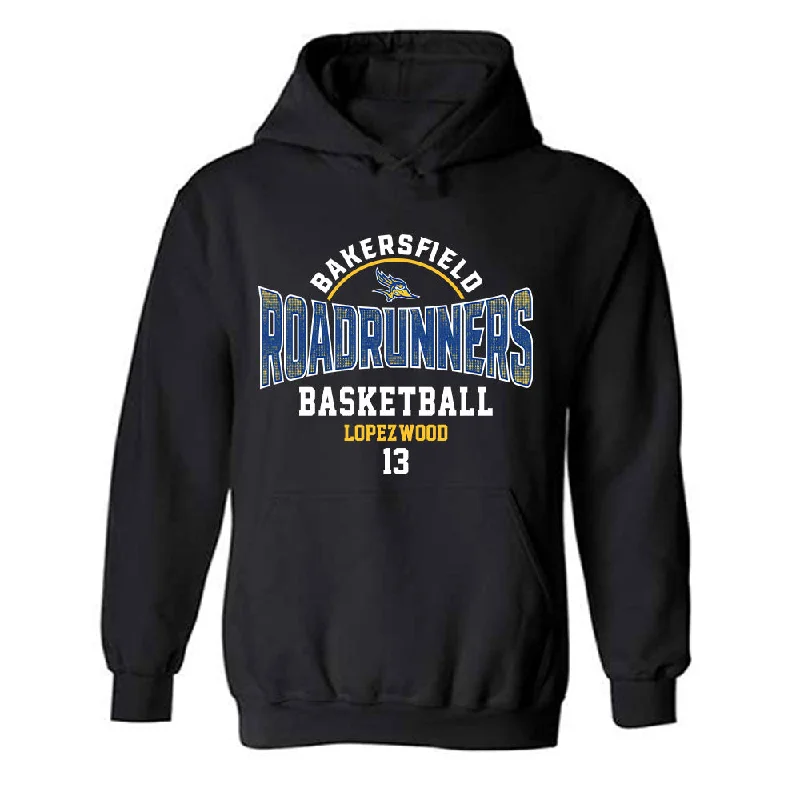 CSU Bakersfield - NCAA Women's Basketball : Bryanne Lopez-Wood - Classic Fashion Shersey Hooded Sweatshirt Hoodie with Button Placket Classic Preppy CSU Bakersfield - NCAA Women's Basketball : Bryanne Lopez-Wood - Classic Fashion Shersey Hooded Sweatshirt Hoodie with Button Placket Classic Preppy