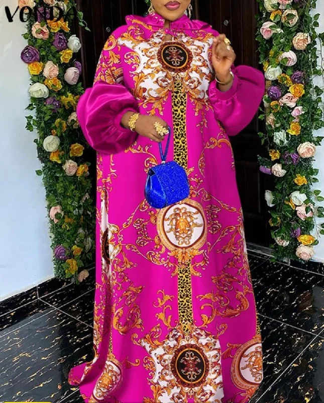 VONDA Bohemian Party Dress For Women S4619201 Tunics Luxurious high-end