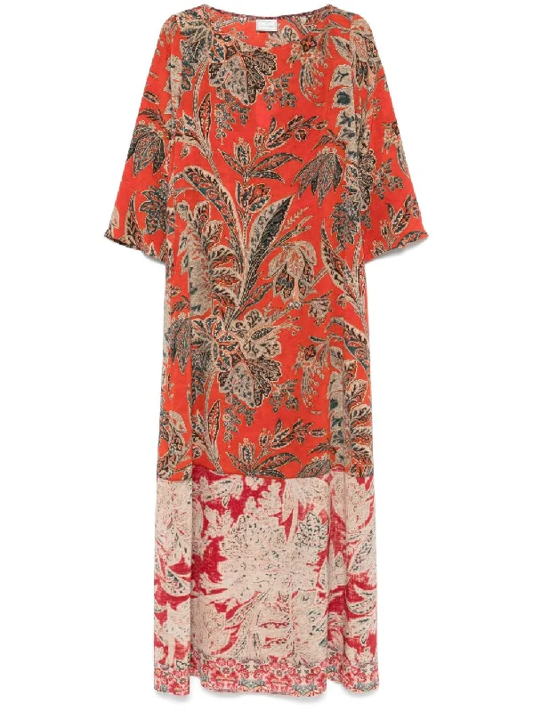 Pierre Louis Mascia Women's Dresses Red Tunics Fall fleece