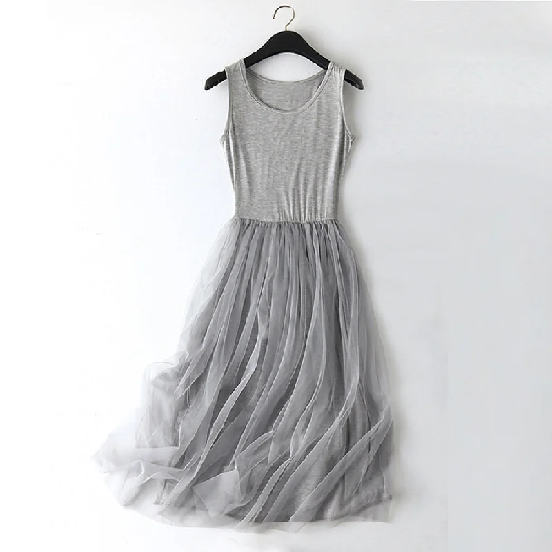 New Lace Vest Dress Women Sleeveless O-neck Loose Spaghetti Strap Spring Summer Dress Cotton Elegant Party Dresses BL1490 Tunics Distressed trendy New Lace Vest Dress Women Sleeveless O-neck Loose Spaghetti Strap Spring Summer Dress Cotton Elegant Party Dresses BL1490 Tunics Distressed trendy