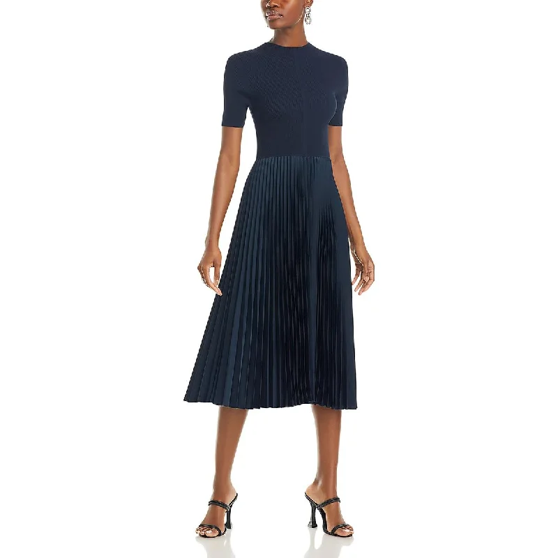 Womens Ribbed Viscose Sheath Dress Tunics Winter warm