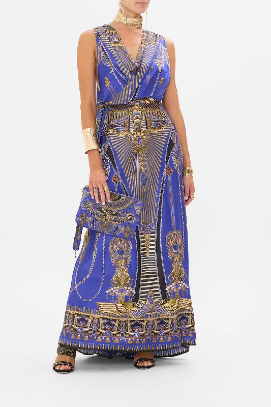 SLEEVELESS DRAPED T BACK LONG DRESS MY FAIR PHARAOH Tunics Bestseller popular