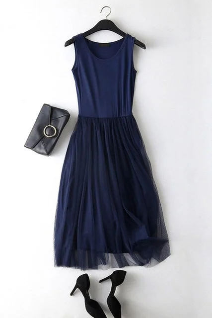 vest navy blue