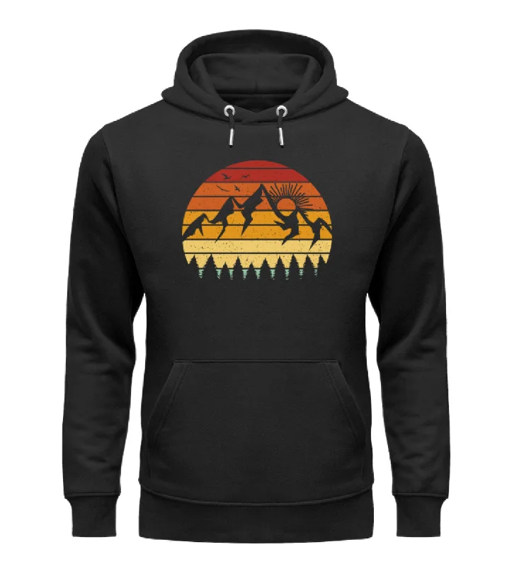 Berge Vintage - Unisex Premium Organic Hoodie Hoodie with Batwing Sleeves Loose Dramatic Berge Vintage - Unisex Premium Organic Hoodie Hoodie with Batwing Sleeves Loose Dramatic