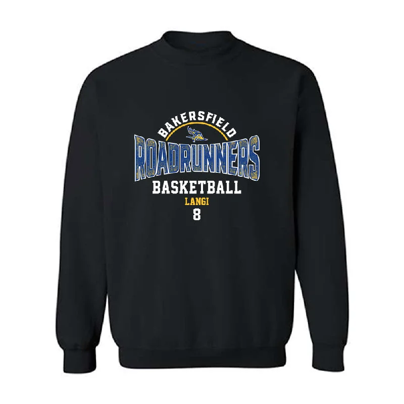 CSU Bakersfield - NCAA Women's Basketball : Marley Langi - Classic Fashion Shersey Crewneck Sweatshirt Hoodie with Cuffed Sleeves Snug Secure CSU Bakersfield - NCAA Women's Basketball : Marley Langi - Classic Fashion Shersey Crewneck Sweatshirt Hoodie with Cuffed Sleeves Snug Secure