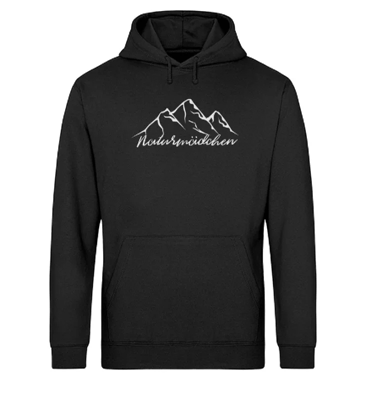 Naturmädchen - Unisex Organic Hoodie Hoodie with Color Block Contrast Stylish