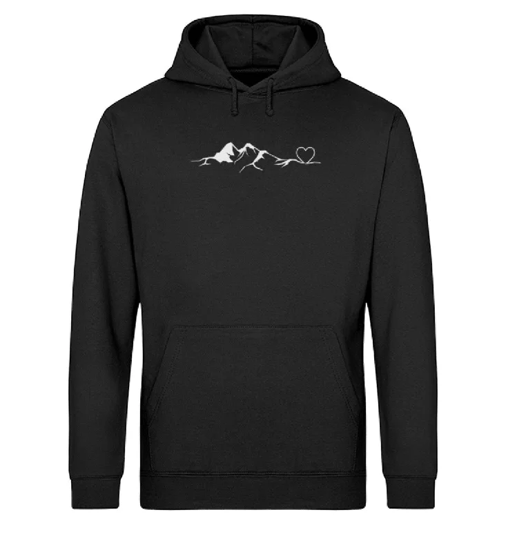 Bergverliebt - Unisex Organic Hoodie' Hoodie Crop Top Short Trendy