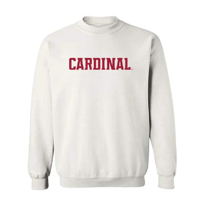 Stanford - NCAA Women's Basketball : Lauren Green - Crewneck Sweatshirt Hoodie with Slit Hem Functional Movement Stanford - NCAA Women's Basketball : Lauren Green - Crewneck Sweatshirt Hoodie with Slit Hem Functional Movement