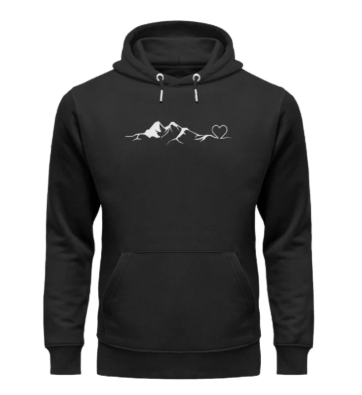 Bergverliebt - Unisex Premium Organic Hoodie Hoodie with Zipper Placket Modern Functional Bergverliebt - Unisex Premium Organic Hoodie Hoodie with Zipper Placket Modern Functional