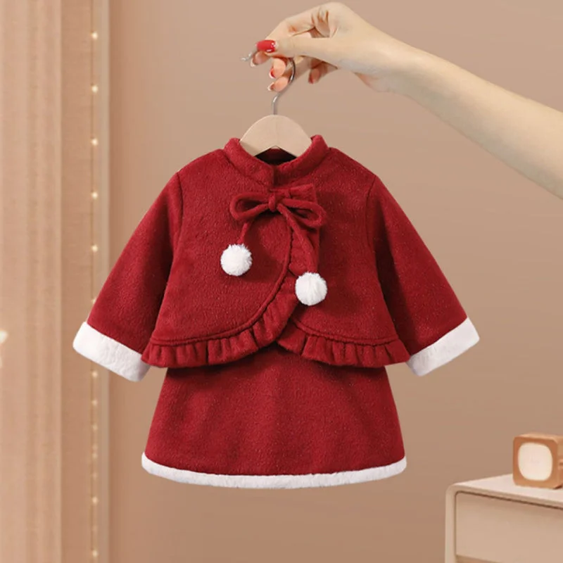 Girls Elegant Party Dress Baby Birthday Princess Dress Two-piece Set Tunics Stylish modern Girls Elegant Party Dress Baby Birthday Princess Dress Two-piece Set Tunics Stylish modern