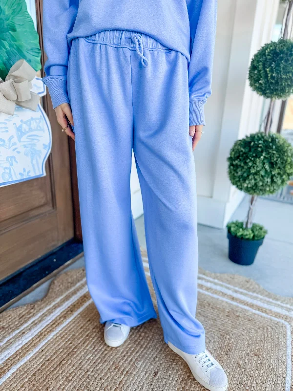 The Blair Pants in Periwinkle Wide-Legged Palazzos