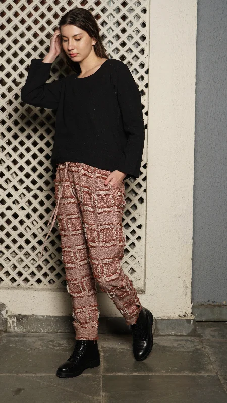 Kairo Linen Pant in Desert Comfy Zip-Up Pants