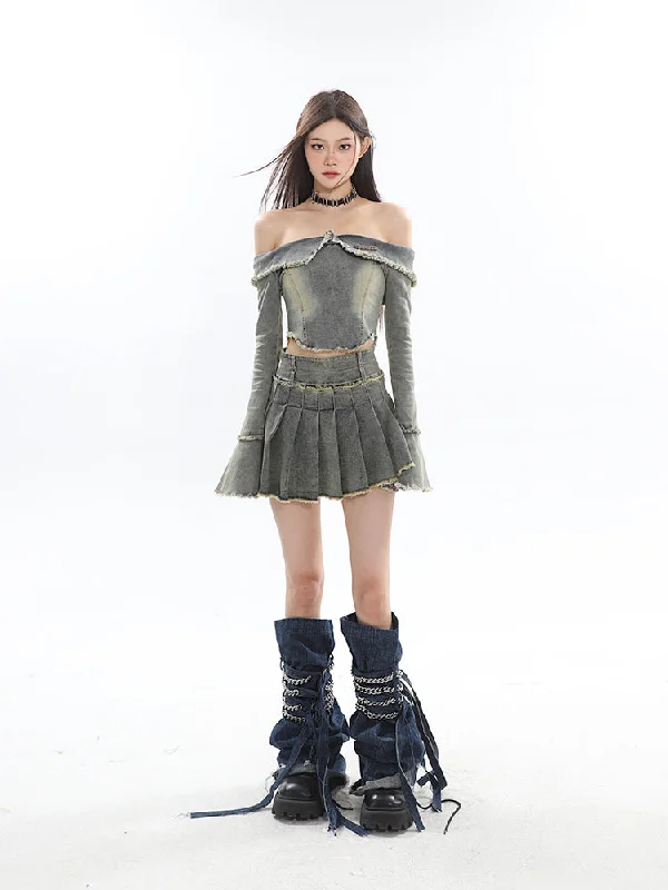 Pleated skirt
