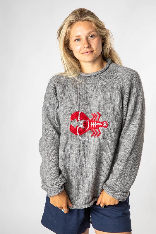Lobster Alpaca Sweater Faux Fur Fabric Real Fur Fabric Shearling Fabric