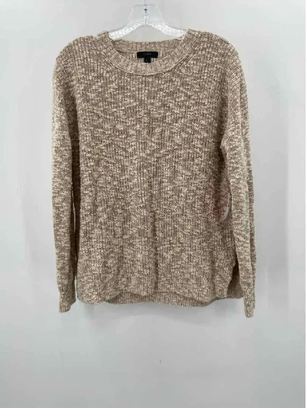 Pre-Owned J Crew Tan Size Small Sweater Collared Crew Neck Turtle Neck