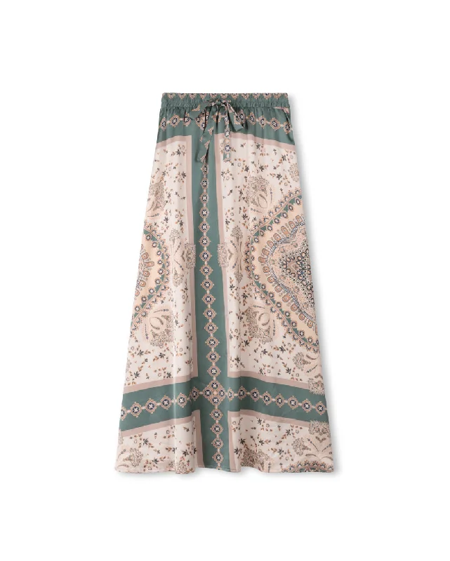 Ajor Chiffon Maxi Skirt denim skirt classic