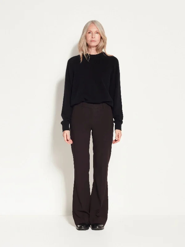 Francesca Pant (Foundation Suiting) Black Fashionable Sporty Pants