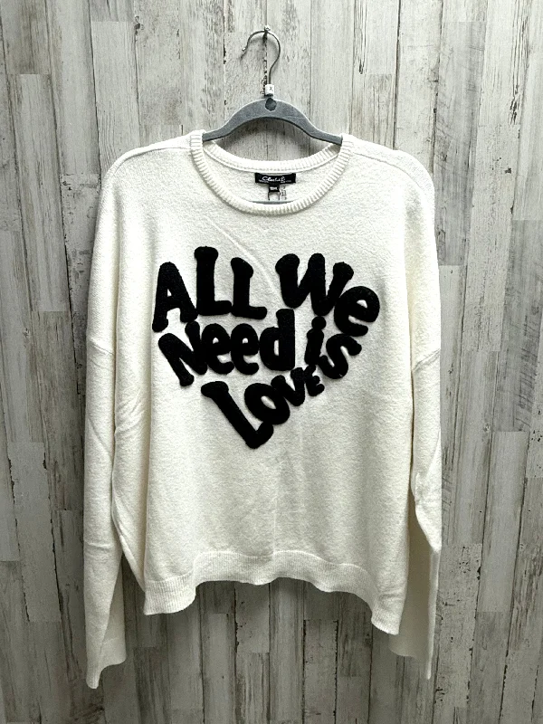 All We Need is Love Sweater Transparent Opaque Sheer
