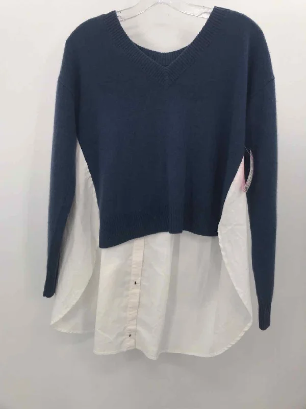 Pre-Owned Naadam Navy Size XS Sweater Fleece Sweater Nylon Polyester