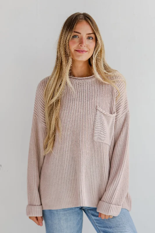 FINAL SALE - Fall Feelings Blush Oversized Sweater Nylon Fabric Polyester Fabric Spandex Fabric FINAL SALE - Fall Feelings Blush Oversized Sweater Nylon Fabric Polyester Fabric Spandex Fabric