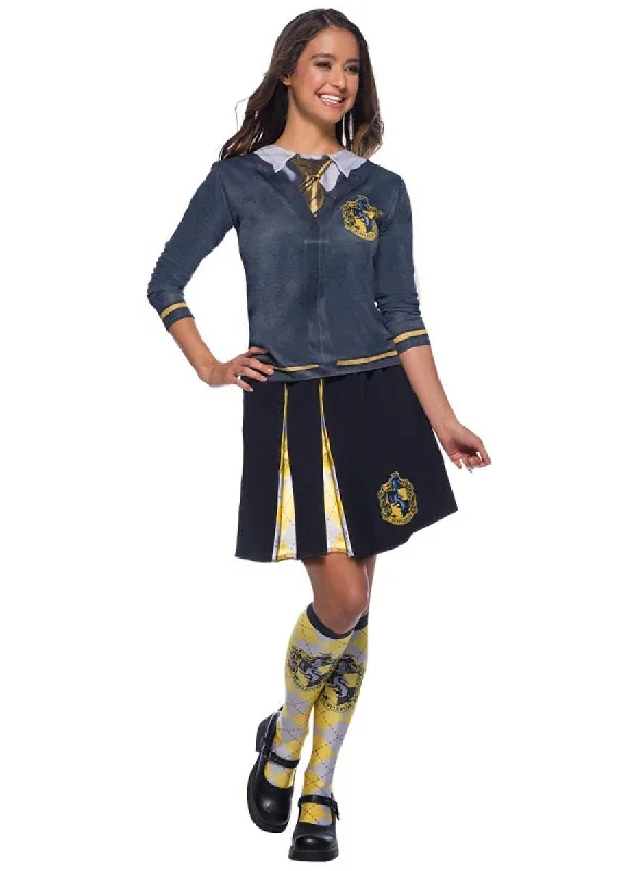 Harry Potter Teen Girls Hufflepuff Costume Skirt cashmere skirt plush