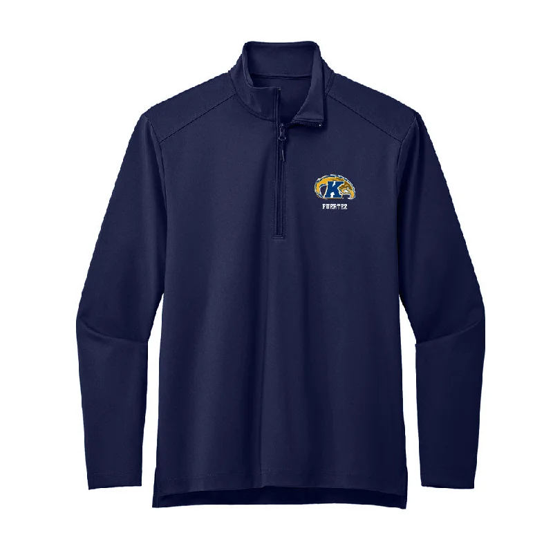 Kent State - NCAA Women's Gymnastics : Dani Fuertez - Premium Quarter Zip Jacket Faux Fur Jacket Real Fur Jacket Shearling Jacket Kent State - NCAA Women's Gymnastics : Dani Fuertez - Premium Quarter Zip Jacket Faux Fur Jacket Real Fur Jacket Shearling Jacket