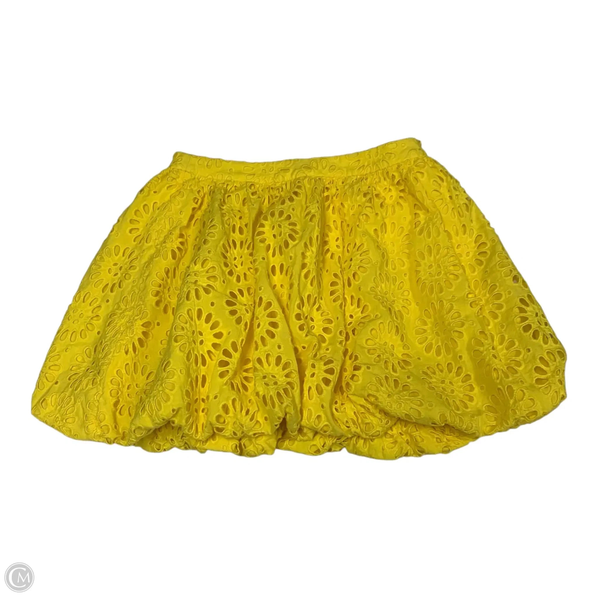 Skirt Designer By Lilly Pulitzer In Yellow, Size: Xs a-line skirt cut