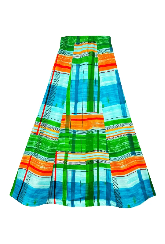 Guest Skirt - Vintage Plaid denim skirt classic