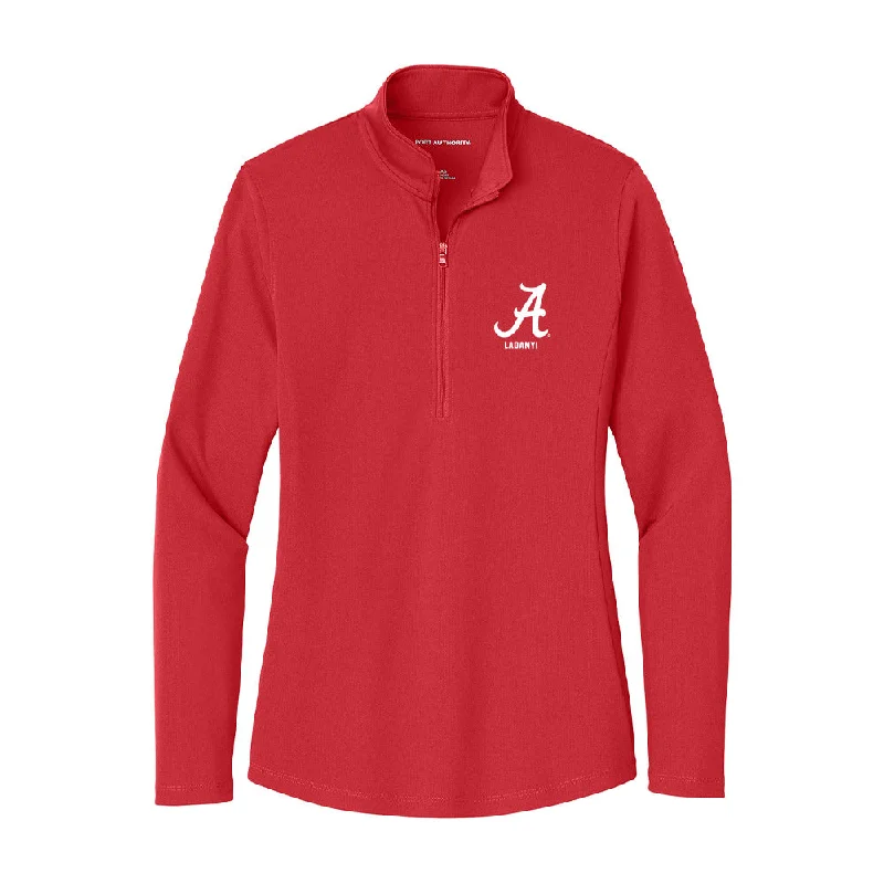 Alabama - NCAA Women's Gymnastics : Gabby Ladanyi - Women's Lightweight Quarter Zip Jacket Front Pockets Side Pockets Patch Pockets Alabama - NCAA Women's Gymnastics : Gabby Ladanyi - Women's Lightweight Quarter Zip Jacket Front Pockets Side Pockets Patch Pockets