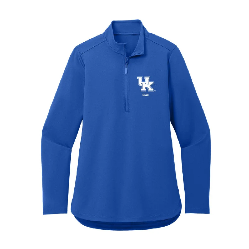 Kentucky - NCAA Women's Gymnastics : Cecily Rizo - Women's Premium Quarter Zip Jacket Striped Jacket Polka Dot Jacket Floral Jacket Kentucky - NCAA Women's Gymnastics : Cecily Rizo - Women's Premium Quarter Zip Jacket Striped Jacket Polka Dot Jacket Floral Jacket