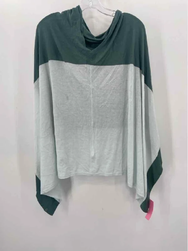 Pre-Owned Lululemon Blue Size One Size Shawl Sweater Notch Collar Peter Pan Collar Cowl Neck