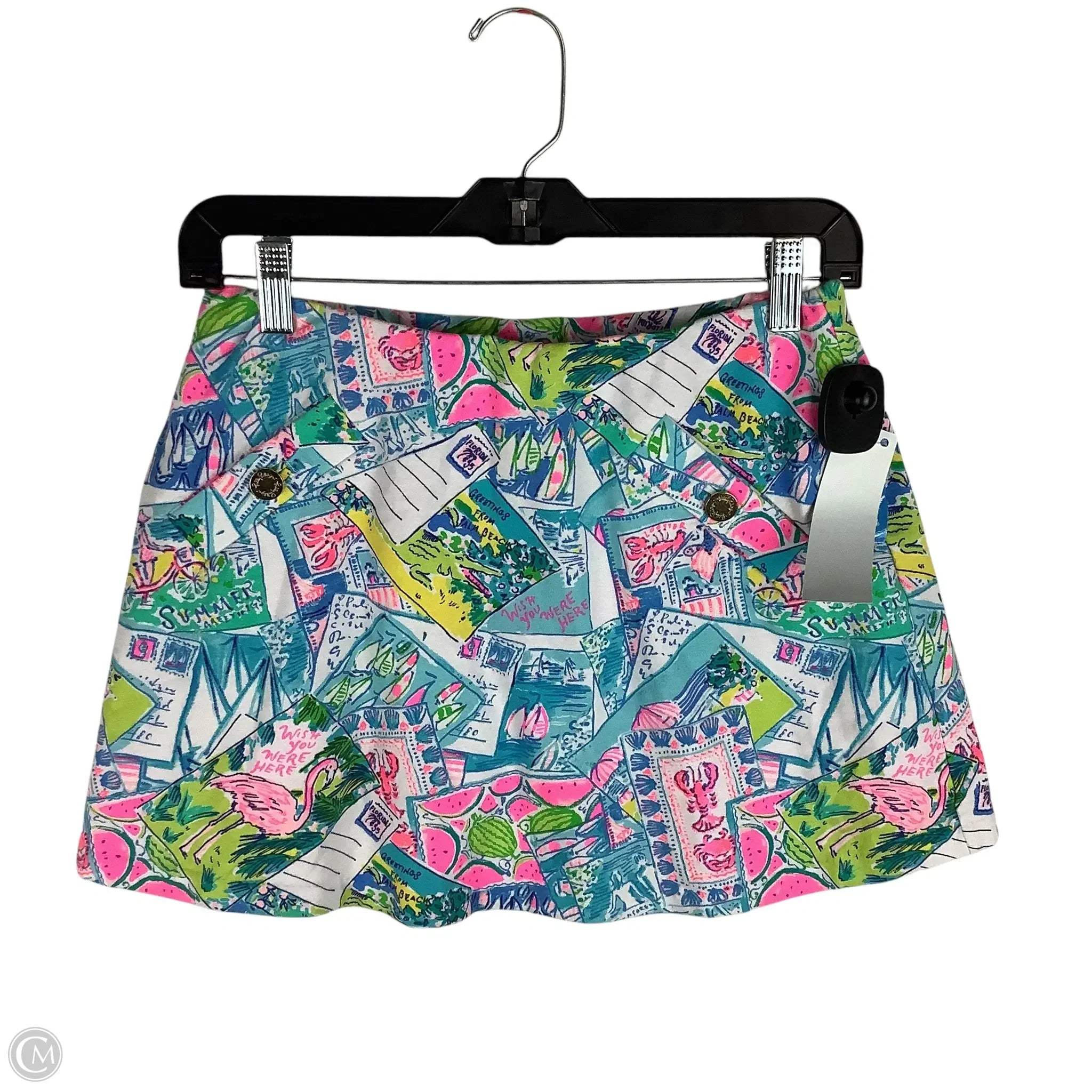 Skirt Designer By Lilly Pulitzer In Blue, Size: Xs velvet skirt sumptuous
