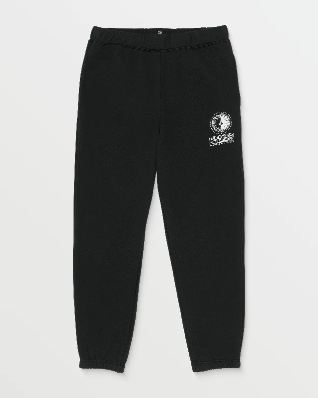 Outthere Fleece Pants - Black Relaxed Linen Pants