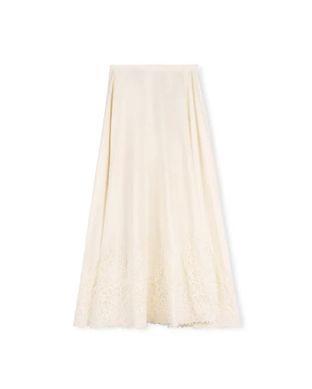 Jenette Maxi Skirt denim skirt casual