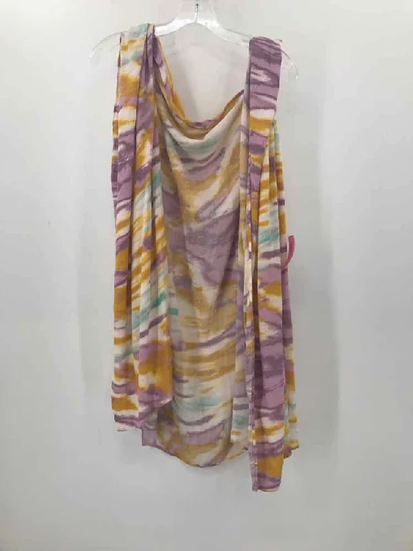 Pre-Owned Lush Purple Size S/M Shawl Sweater Soft Cozy Warm