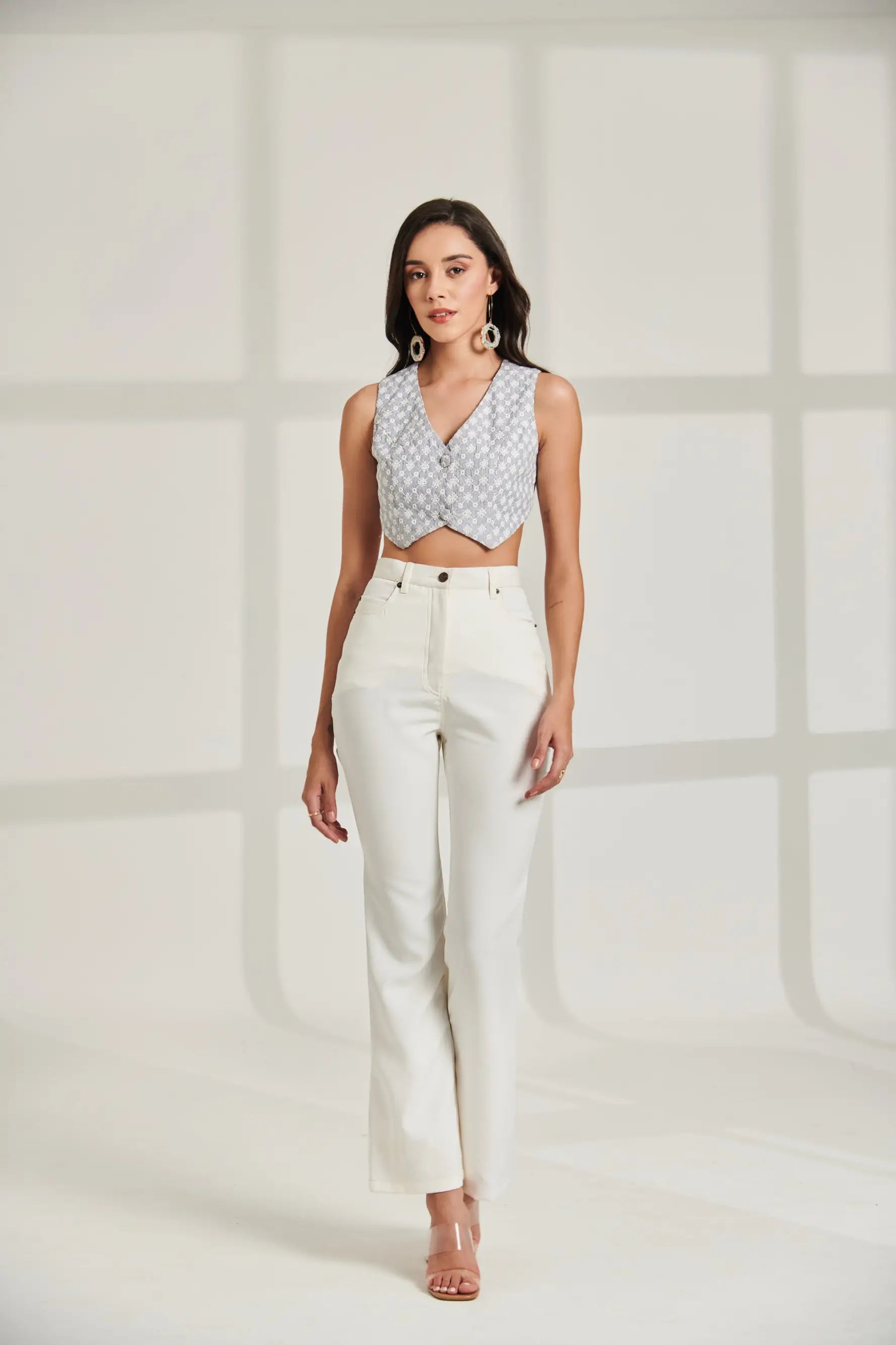 BIANCA Waistcoat and MARBELLA Pants Co-ord Elegant Wool Trousers