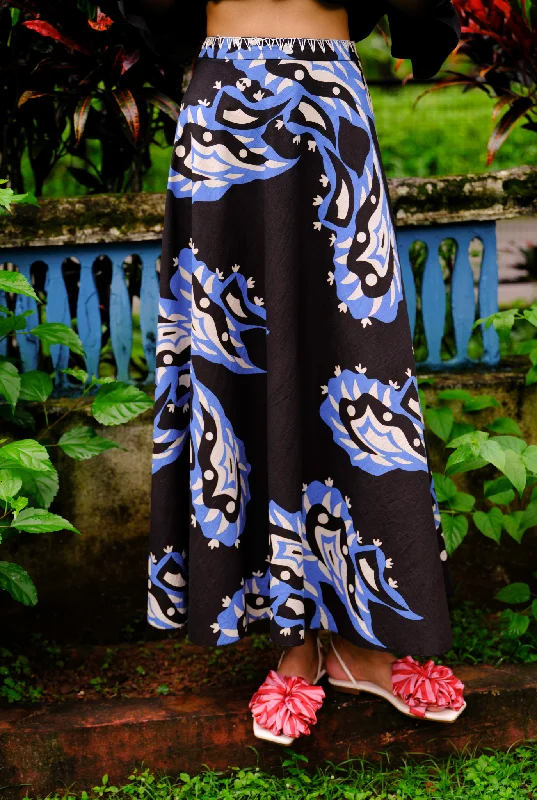 Orca Skirt asymmetrical skirt cut