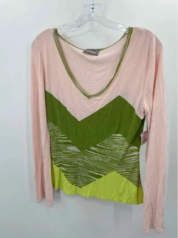 Pre-Owned Missoni Sport Pink Size 46 Sweater Machine Wash Dry Clean Hand Wash