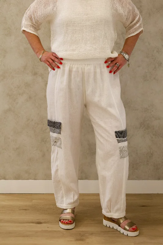 Mabel Pant in White Modern Skinny Pants