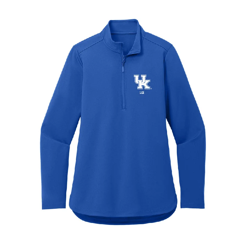 Kentucky - NCAA Women's Gymnastics : Sharon Lee - Women's Premium Quarter Zip Jacket Mesh Jacket Canvas Jacket Denim Jacket Kentucky - NCAA Women's Gymnastics : Sharon Lee - Women's Premium Quarter Zip Jacket Mesh Jacket Canvas Jacket Denim Jacket