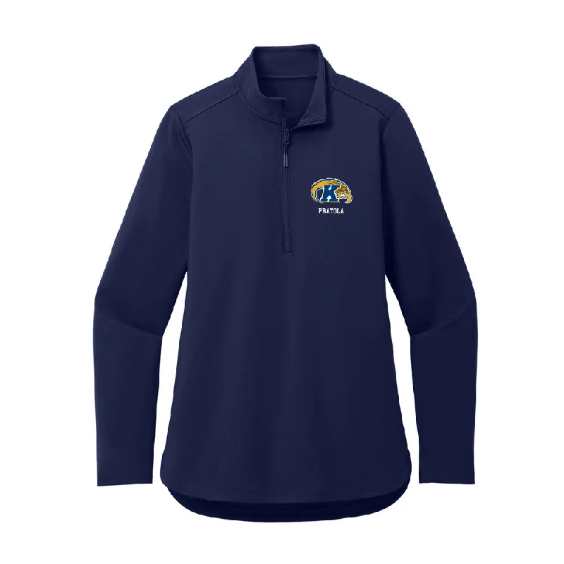 Kent State - NCAA Women's Gymnastics : Cheyenne Pratola - Women's Premium Quarter Zip Jacket Stand-Up Collar Roll-Neck Collar Turtle Neck Kent State - NCAA Women's Gymnastics : Cheyenne Pratola - Women's Premium Quarter Zip Jacket Stand-Up Collar Roll-Neck Collar Turtle Neck