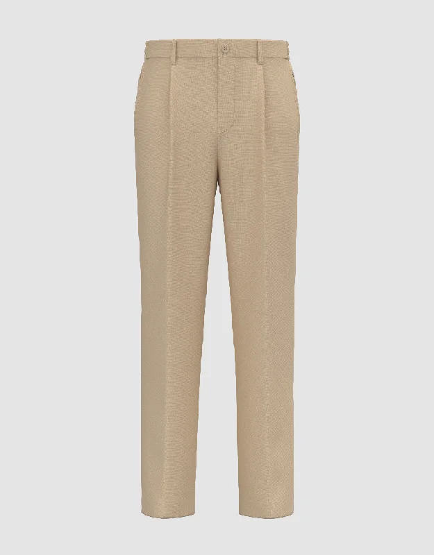 Tailored Wide-Leg Pants Modern Stretch Trousers