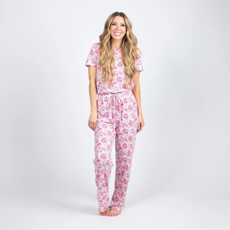 Giddy Up Jammie Pant Fashionable Button-Up Pants